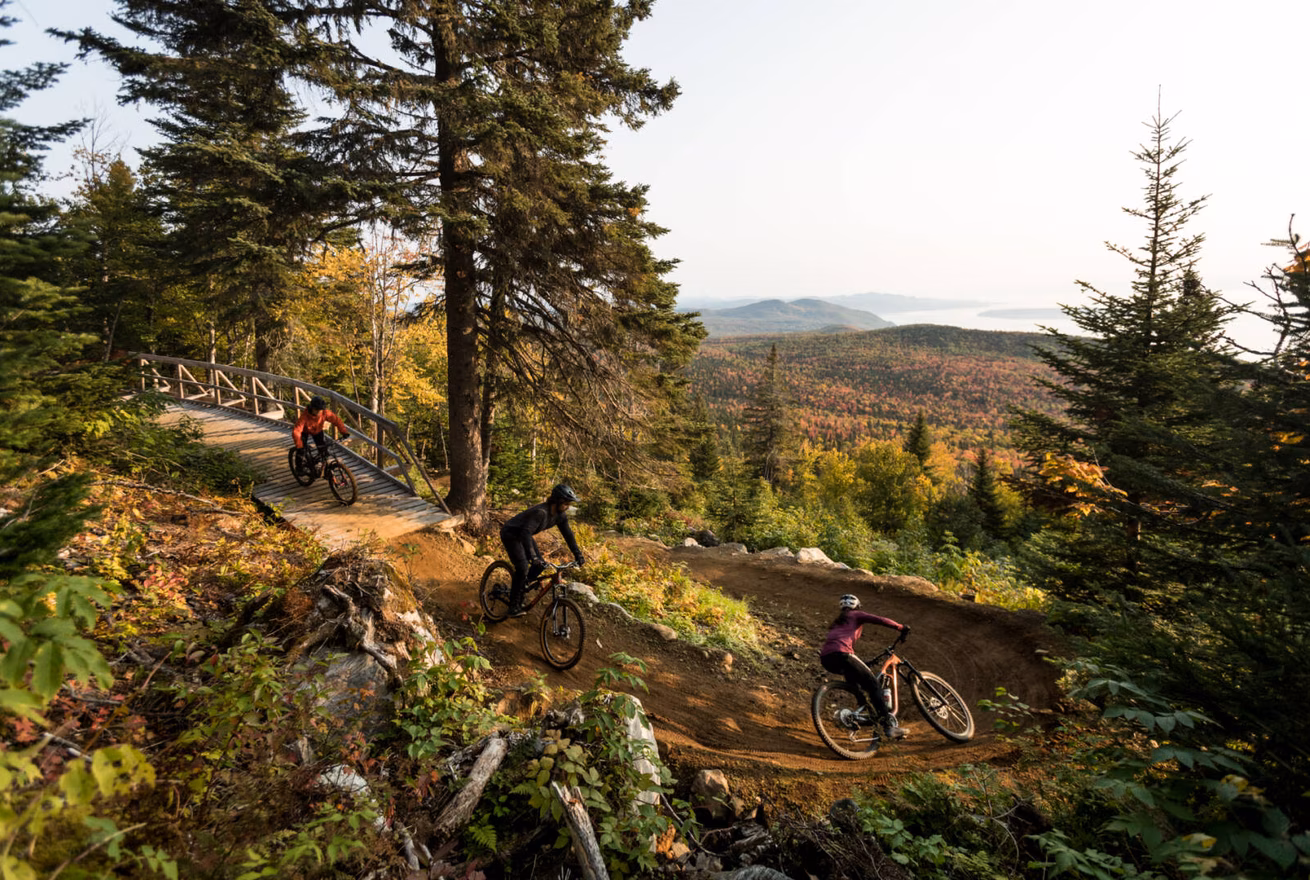 Le massif de charlevoix - Vélo de montagne - Le Québec à vélo