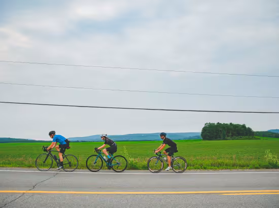 Vélo de route dans le Piémont, Lanaudière