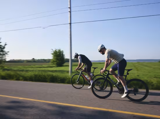 Vélo de route dans la région de Québec