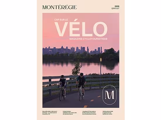Couverture du magazine Cap sur le vélo en Montérégie