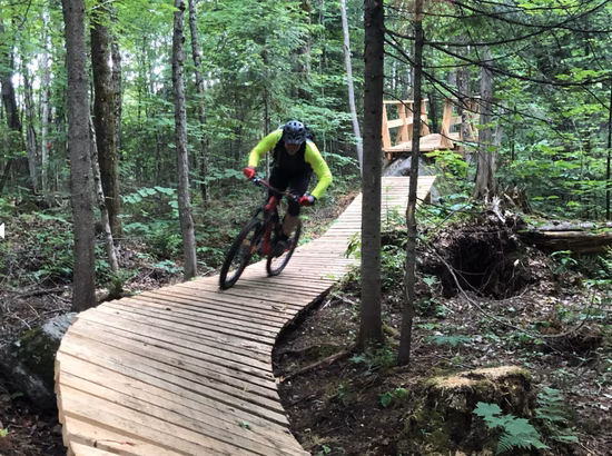 Sentier Examen plein air saint-donat - Vélo de montagne - Le Québec à vélo