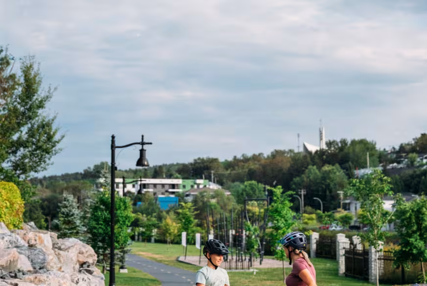 Piste cyclable au Saguenay-Lac-Saint-Jean