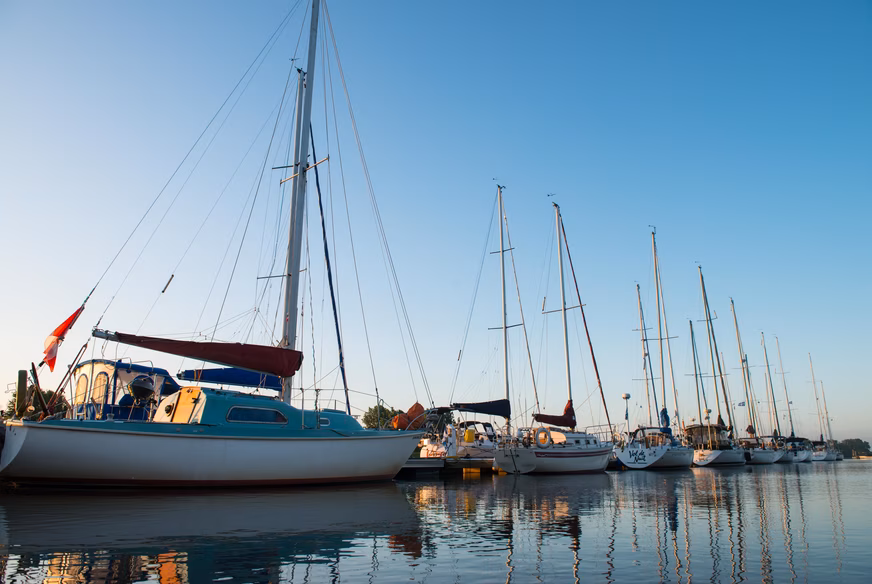 Bateaux sur le Fleuve Saint-Laurent