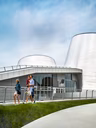 Vue extérieure du Planétarium