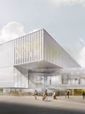 MAC - Rendu architectural du nouveau MAC à la Place des Arts