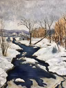 Paysage d'hiver, 2023