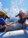 Rafting Momentum rivière des Outaouais Intérieur bateau