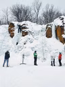 la liberte nord-sud_montreal_escalade de glace_vue densemble de la paroi