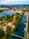 Vue aérienne du parc Delpha-Sauvé