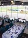 Restaurant avec vue panoramique sur la piste