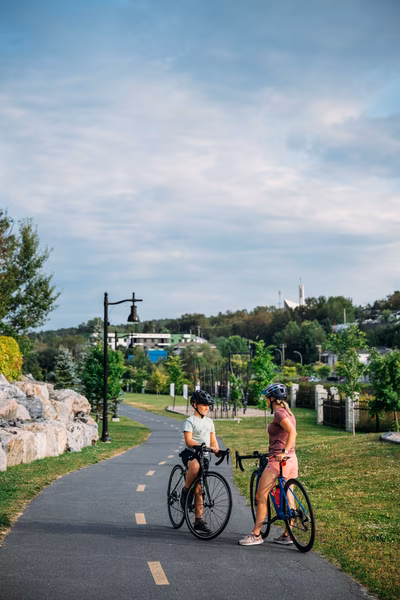 Piste cyclable au Saguenay-Lac-Saint-Jean