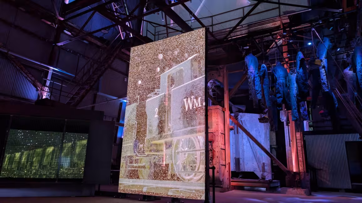 Expérience immsersive Des lumières sous terre