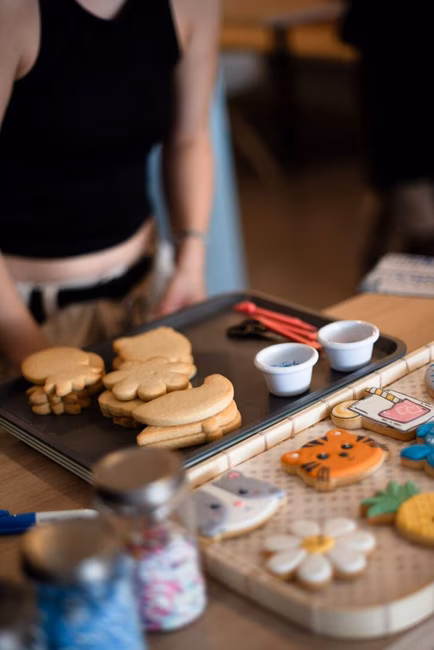 Café La Chouette - Décoration de biscuits