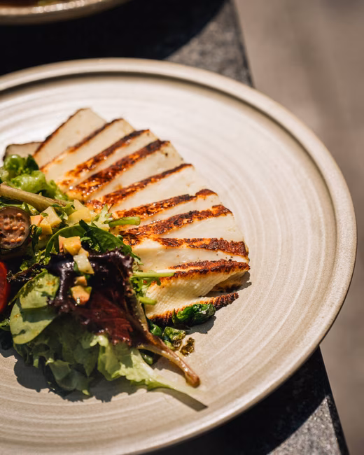 Terrasse Belvu - Halloumi grillé