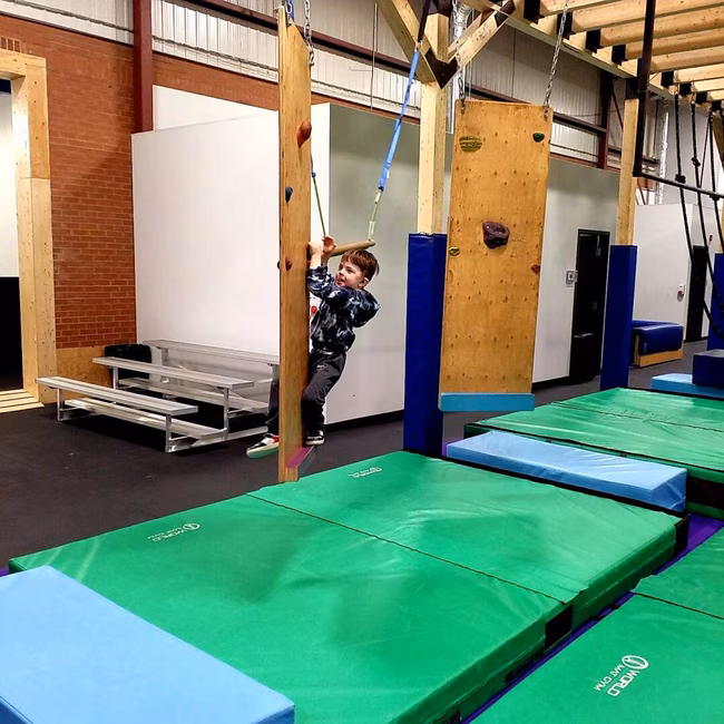 Parcours ninja warrior niveau 1