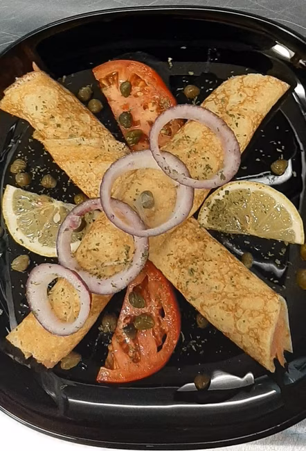 Crêperie Chez Suzette - Crêpe au saumon fumé