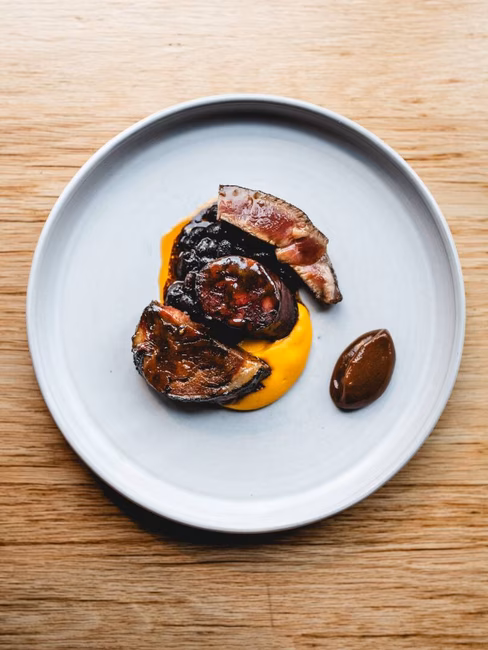 Lawrence - Agneau, boudin et courge fermentée