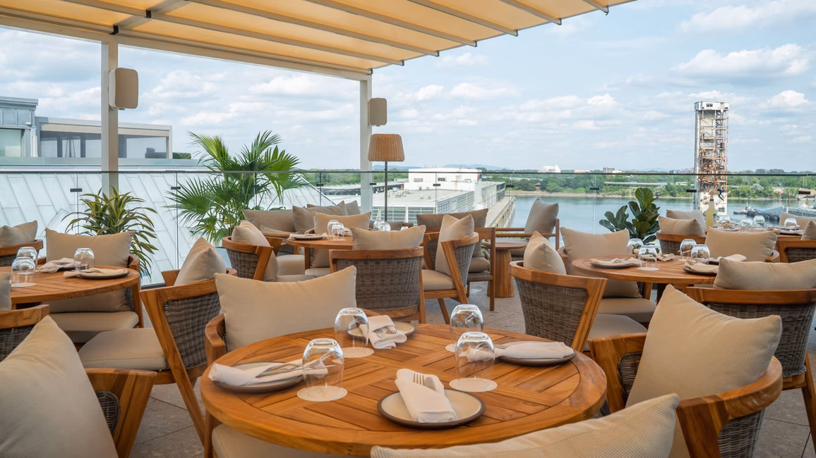 Terrasse Nelligan - Vue sur le port