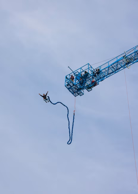 Montréal Bungee - Début du saut