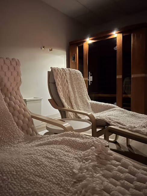 Sauna infrarouge et bassin froid 