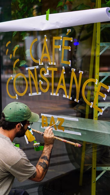Café Constance signé BAZIN - Vitrine