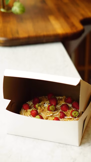 Café Constance signé BAZIN - Fraisier 8 personnes