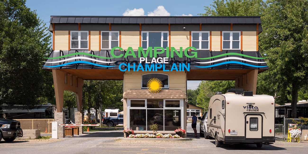 Entrée du camping