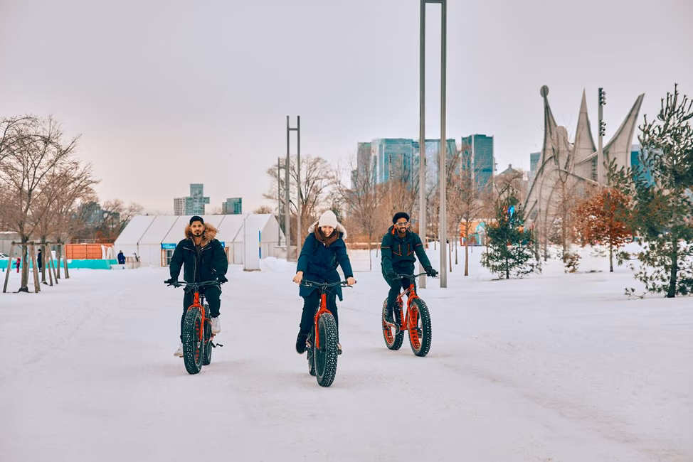 Parc Jean-Drapeau - Vélo d'hiver