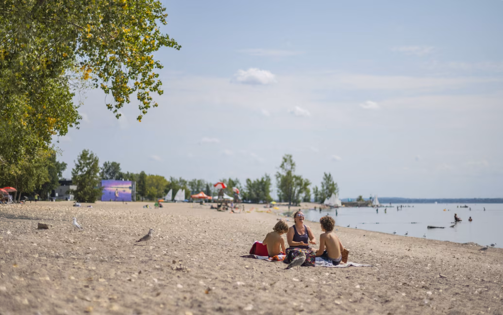 Plage au parc des Cèdres