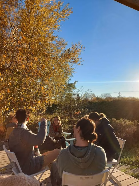 LA plus belle terrasse relax à Bromont