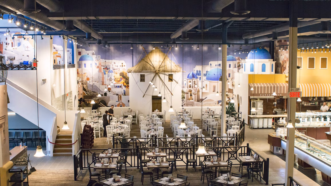 Buffet des Continents - Décor Grêce