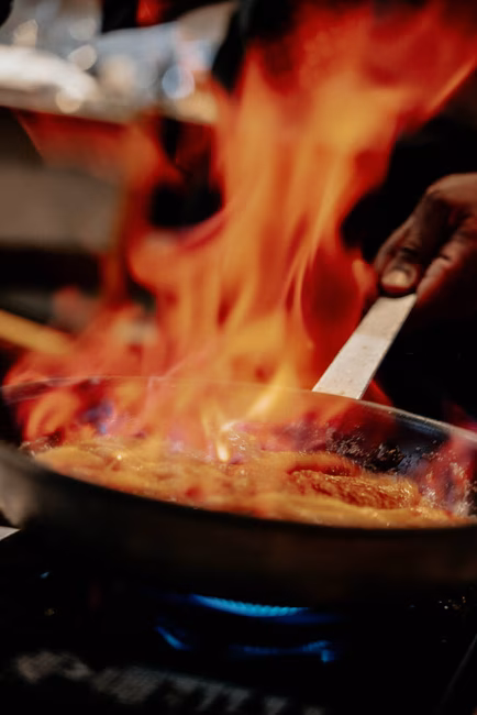 Chez Lévêque - Crêpes suzette