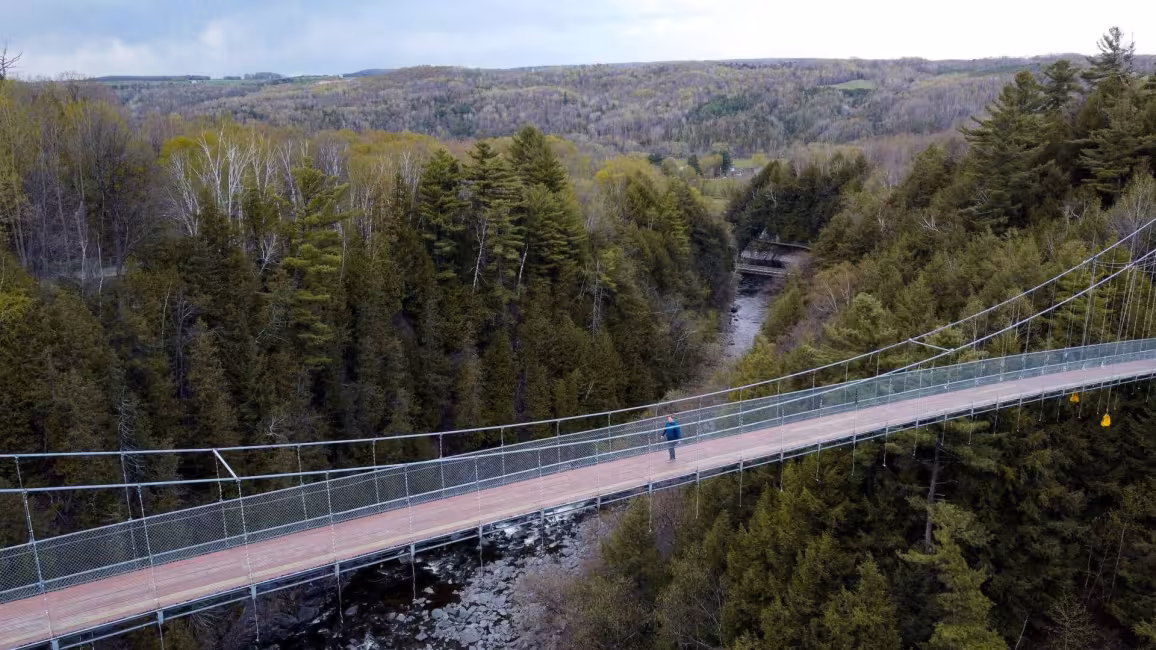 Paysage pont, Cantons-de-l'Est