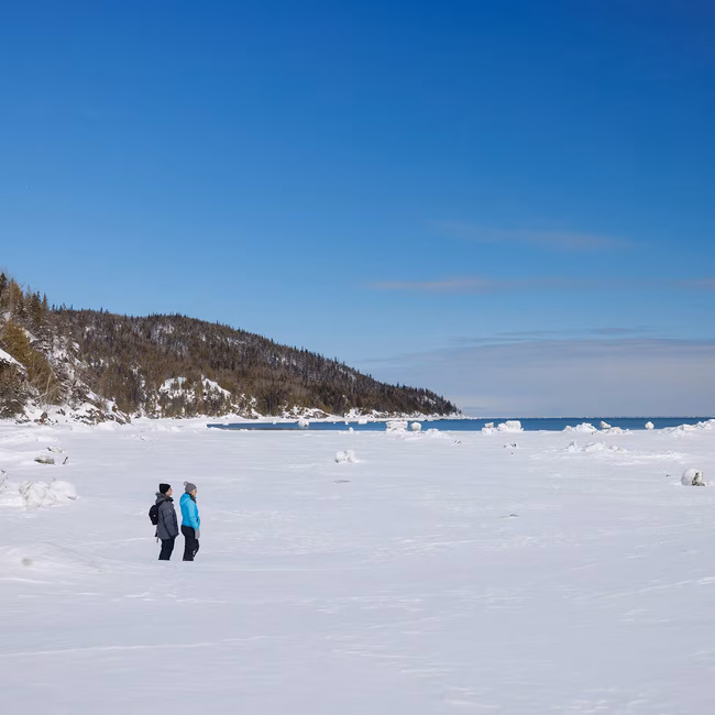 Le parc national du Bic en hiver