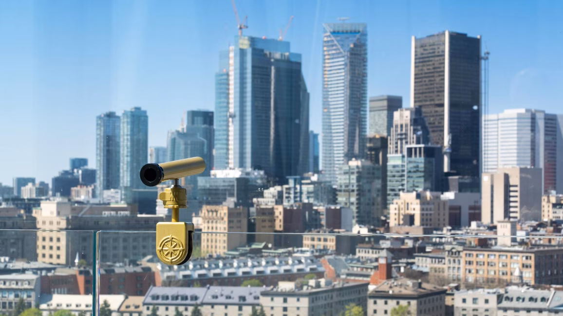 Tour du Port de Montréal - Vue sur le centre-ville