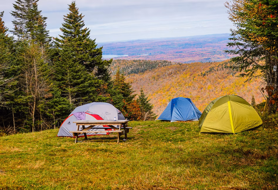 Camping au sommet