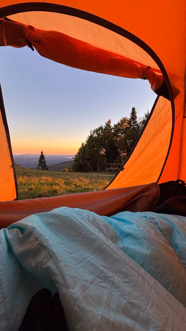 Camping automnal
