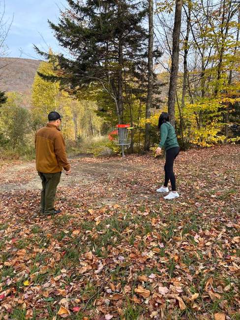 Partie de disque-golf