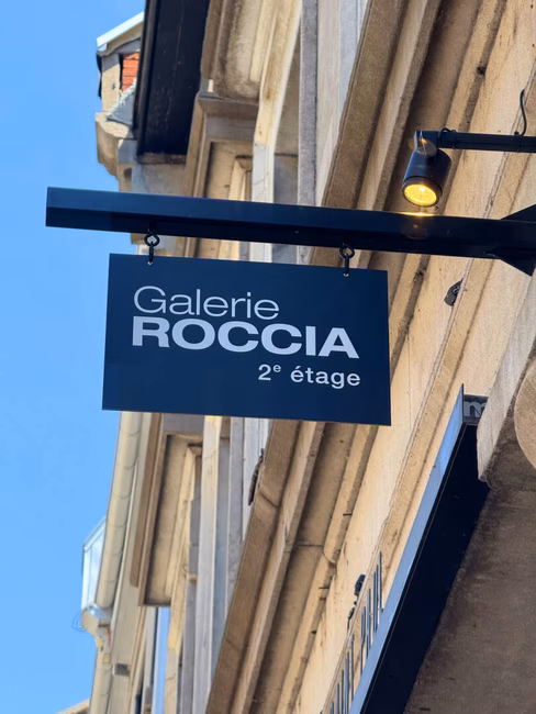 Galerie ROCCIA - Enseigne