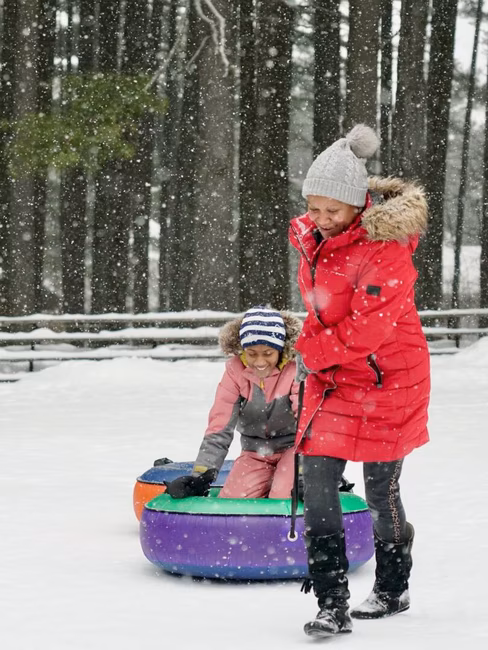 Glissade tube, Montérégie