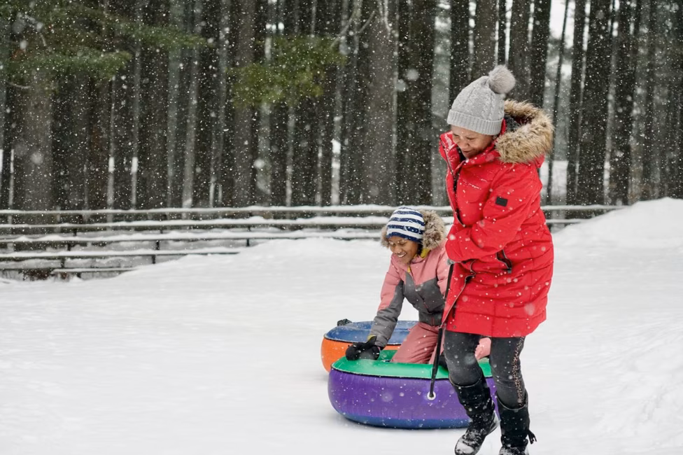 Glissade tube, Montérégie