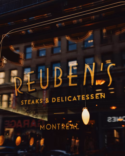 Reuben's, Le Deli & Steakhouse de Montréal