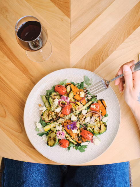 Salade chaude 