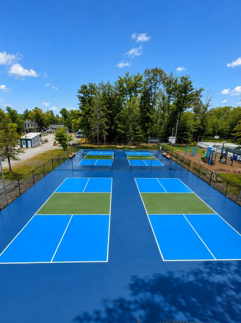4 terrains de pickleball de qualité
