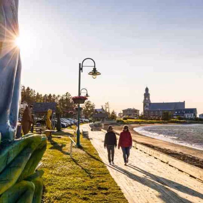 Promenade et plage de l'Anse-aux-Coques