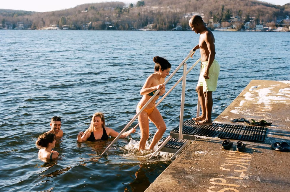 Baignade en eau froide