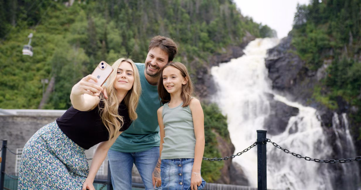 Chute Ouiatchouan famille