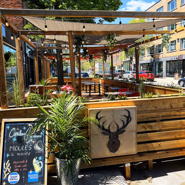 Caribou Gourmand - Terrasse