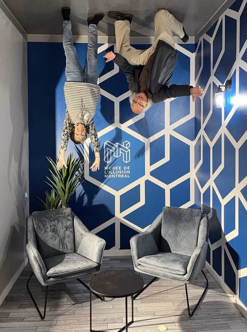 Musée de l'Illusion Montréal - La salle inversée