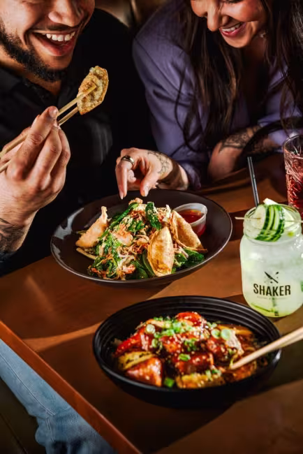 Salade asiatique et général tao